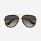 Gucci pilot sunglasses featuring front web