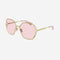 Gucci pink gradient lenses sunglasses