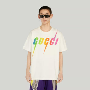 Gucci print cotton T-shirt