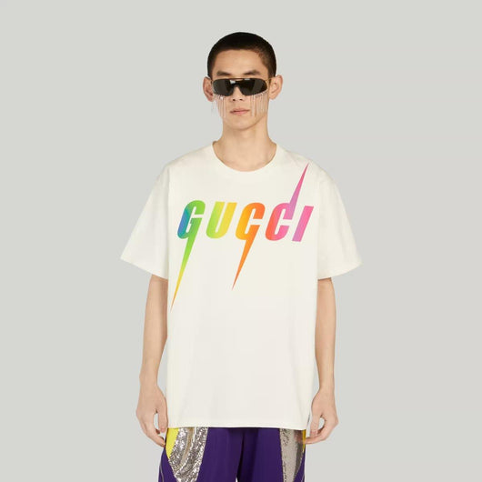Gucci print cotton T-shirt - Lux Studios