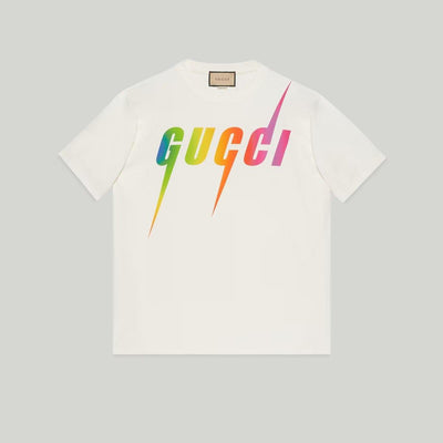 Gucci print cotton T-shirt - Lux Studios