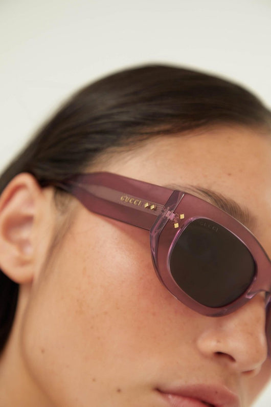 Gucci purple bold sunglasses - Lux Studios