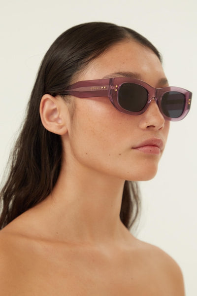 Gucci purple bold sunglasses - Lux Studios