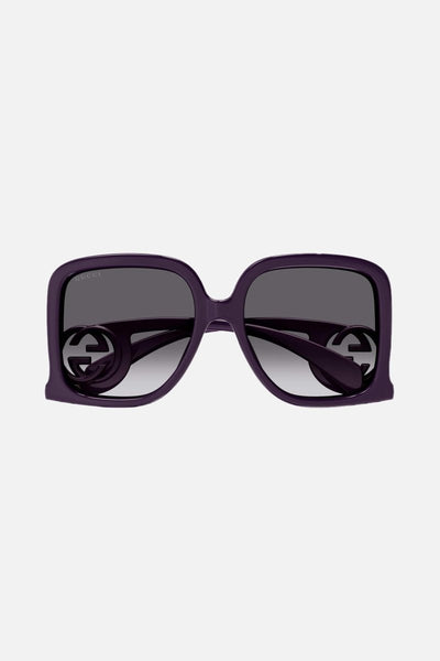 Gucci purple butterfly shape sunglasses - Lux Studios