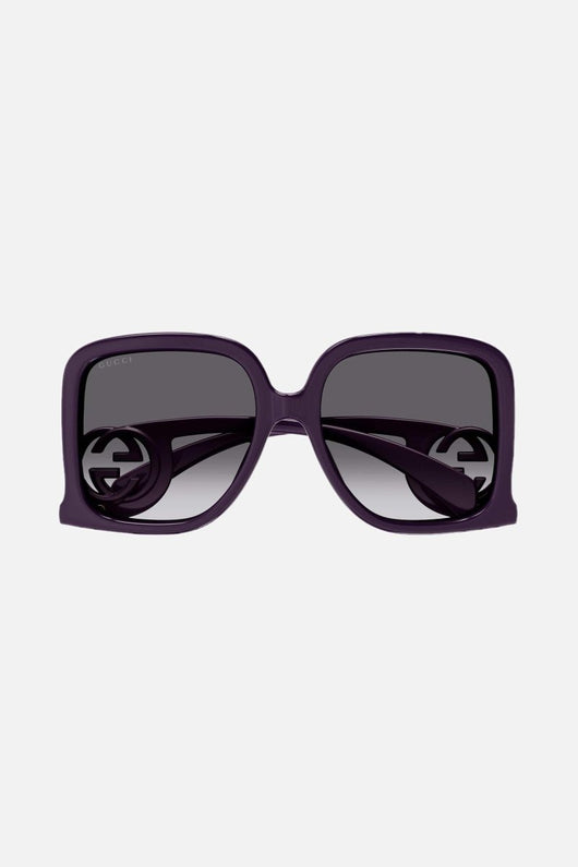 Gucci purple butterfly shape sunglasses - Lux Studios