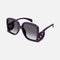 Gucci purple butterfly shape sunglasses