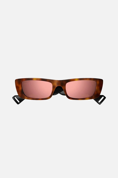 Gucci red rectangular sunglasses - Lux Studios