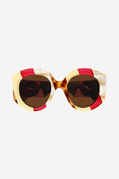 Gucci round bold multicolor sunglasses - Lux Studios