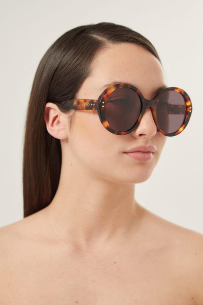 Gucci round havana sunglasses - Lux Studios