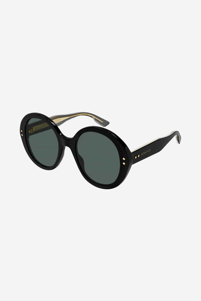 Gucci round style black sunglasses - Lux Studios