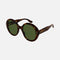 Gucci round style havana sunglasses