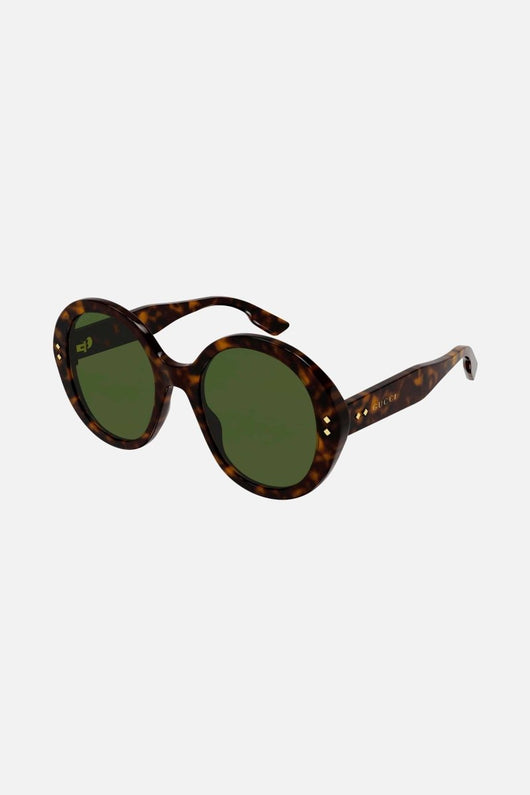 Gucci round style havana sunglasses - Lux Studios