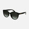Gucci soft cat-eye black sunglasses