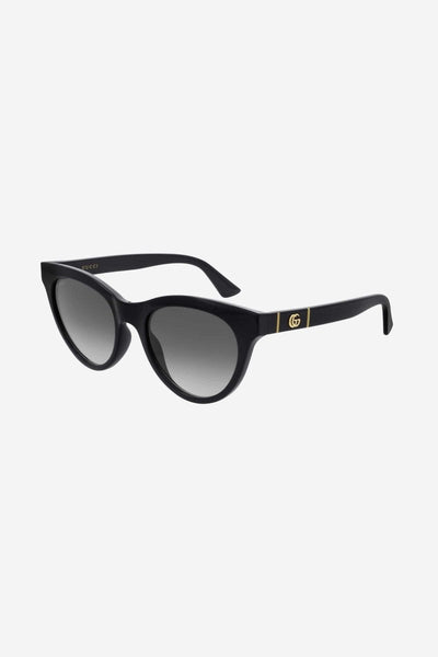 Gucci soft cat-eye femenine black sunglasses - Lux Studios