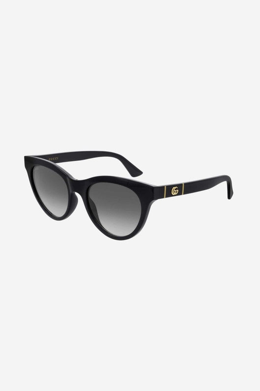 Gucci soft cat-eye femenine black sunglasses - Lux Studios