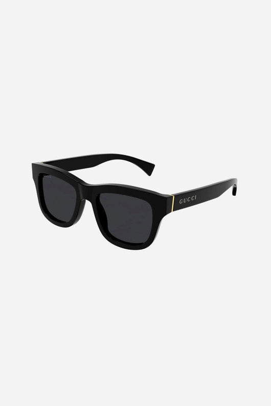 Gucci soft squared black sunglasses - Lux Studios