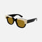 Gucci squared black and ivory acetate sunglasses
