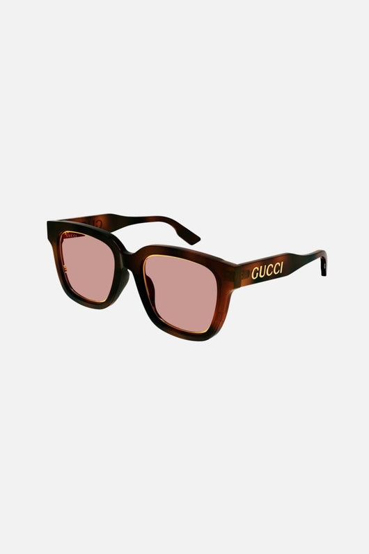 Gucci squared havana sunglasses - Lux Studios