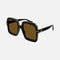 Gucci squared oversize black sunglasses
