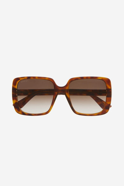 Gucci squared oversize femenine brown style - Lux Studios