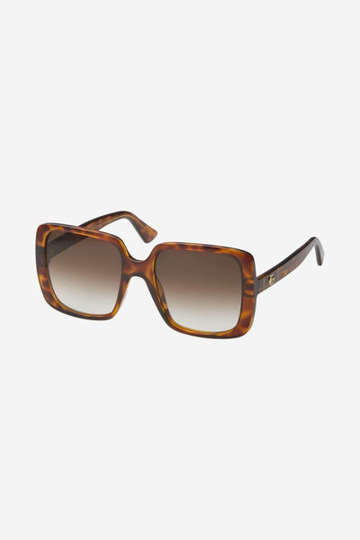 Gucci squared oversize femenine brown style - Lux Studios