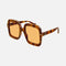 Gucci squared oversize havana sunglasses