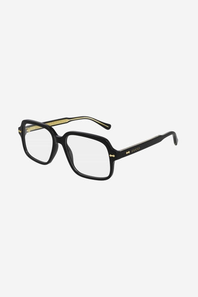 Gucci squared vintage look black frame - Lux Studios