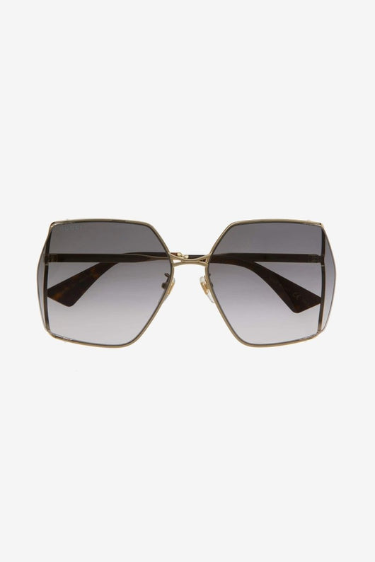 Gucci ultra feminine oversized metal sunglasses - Lux Studios