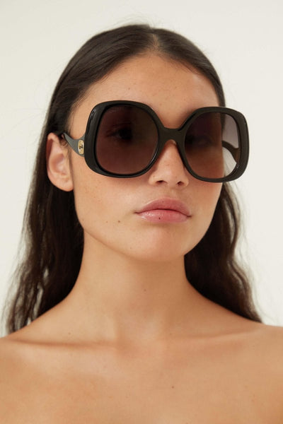 Gucci vintage look black sunglasses - Lux Studios