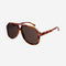 Gucci vintage look havana pilot sunglasses