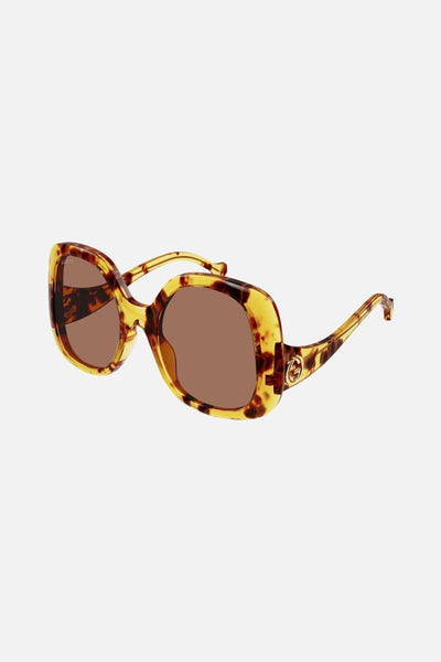 Gucci vintage look havana sunglasses - Lux Studios