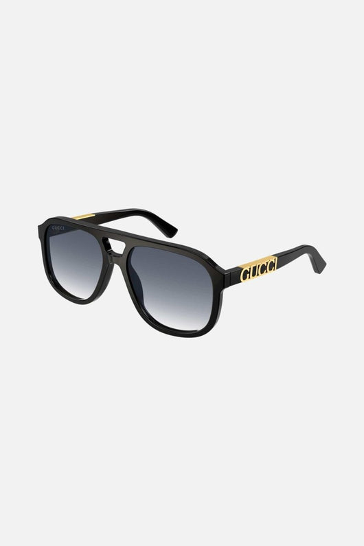 Gucci vintage look pilot sunglasses - Lux Studios