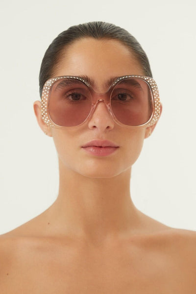 Gucci vintage look sunglasses with Swarovski - Lux Studios