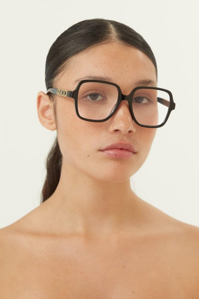 Gucci vintage squared black frame - Lux Studios