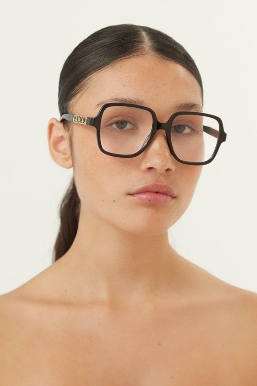 Gucci vintage squared black frame - Lux Studios