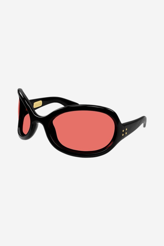 Gucci wrap around black sunglasses - Lux Studios