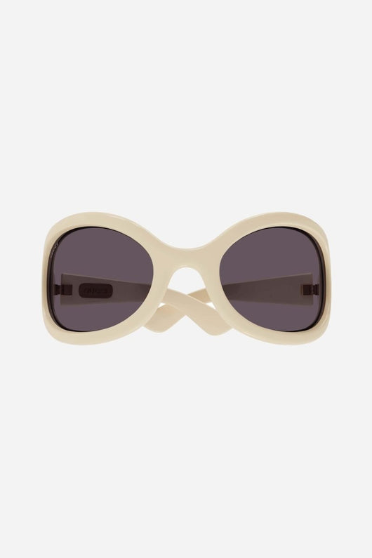 Gucci wrap around ivory sunglasses - Lux Studios
