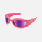 Gucci wrap around pink sunglasses
