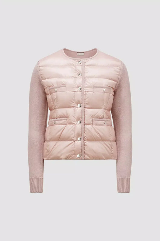 Padded Wool Cardigan