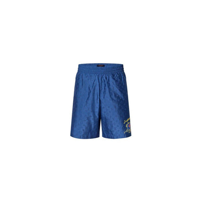 LV x YK Monogram Faces Swimshorts - Lux Studios