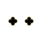 Magic Alhambra Earrings Black