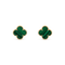 Magic Alhambra Earrings Green