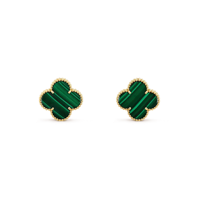 Magic Alhambra Earrings Green - Lux Studios
