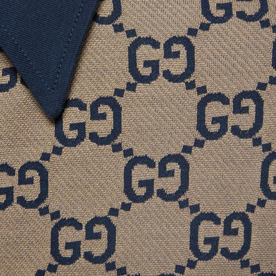 Maxi GG silk cotton polo - Lux Studios