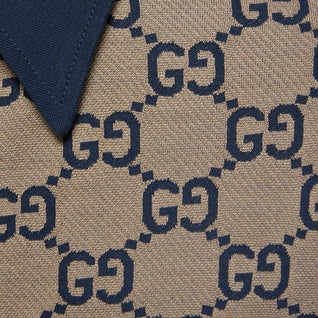Maxi GG silk cotton polo