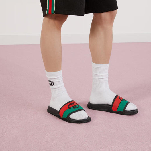 Men's Interlocking G slide sandal - Lux Studios