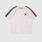 Mesh fabric T-shirt