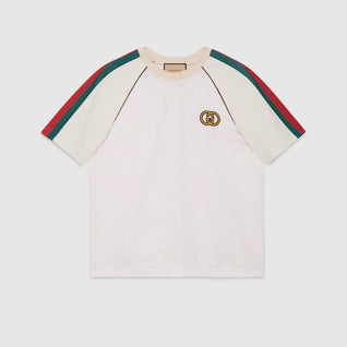 Mesh fabric T-shirt
