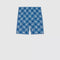 Nylon equestrian print swim shorts