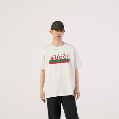 'Original Gucci' print oversize T-shirt - Lux Studios